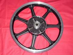 (Z 500) Hinterrad komplett schwarz 41073-1086 SOLID WHEEL ASSY REAR BLACK