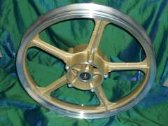 (Z 550 GP) Vorderrad komplett gold 41073-1136-F6 SOLID WHEEL ASSY FRONT GOLD