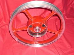 (GPZ 305, GPZ 250) Hinterrad komplett rot 41073-1204-B1 SOLID WHEEL ASSY REAR RED