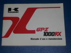 (GPZ 1000 RX) Owner`s Manual GPZ 1000 RX Italienisch